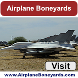 Airplane boneyards after World War II and active boneyards today ... maps, photographs, tours and more ... visit there now!