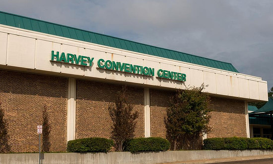 The old Harvey Convention Center, Tyler, Texas, demolished in 2021