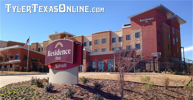 Residence Inn, Tyler, Texas, one of the many fine lodging options available to visitors to the city