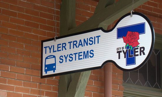 Tyler Transit System headquarters in the Tyler Cotton Belt Train Station and Museum