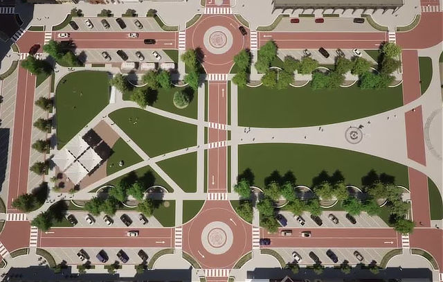 Tyler Texas 2023 design plan for downtown public spaces