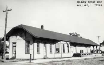 Bullard, Texas Depot of the St. Louis and Southwestern Railroad, the Cotton Belt Route