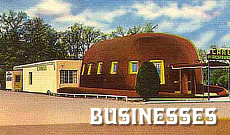 Tyler Texas vintage postcards: businesses