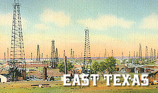 East Texas vintage postcard collection