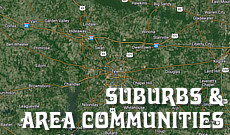 Tyler area communities and suburbs