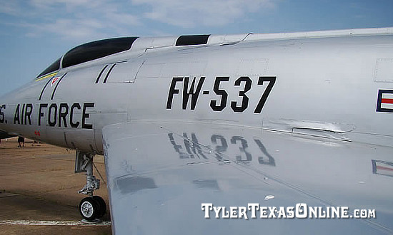 F-100 Supersabre FW-537  at the Historic Aviation Memorial Museum in Tyler Texas