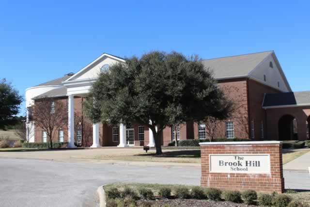 Part of the campus of the Brookhill School, Bullard, Texas