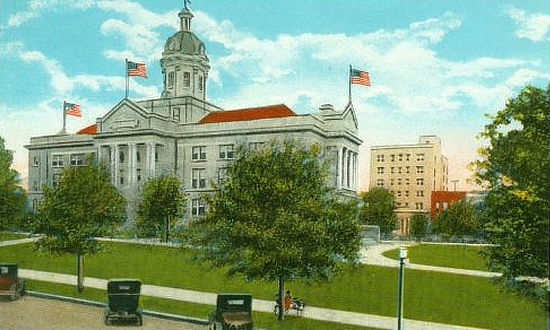 The 1910 Smith County Courthouse in Texas