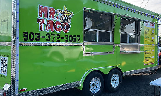 Mr. Taco food truck in Tyler Texas