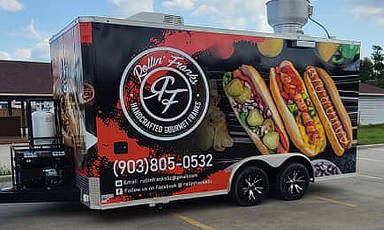 Rollin Franks Handcrafted Gourmet Franks - a food truck in Tyler Texas