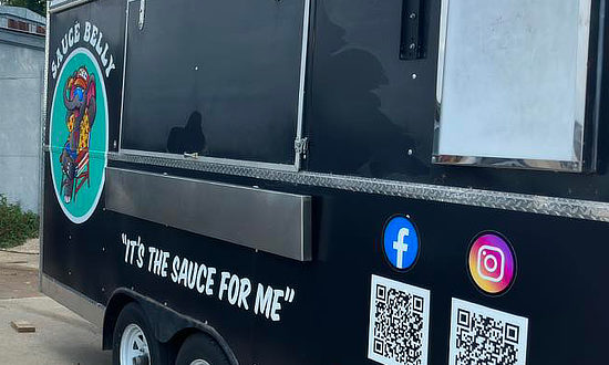 Sauce Belly food truck in Tyler Texas