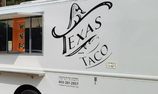 Texas Taco food truck in Tyler Texas