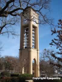 The Ritter Tower at the University of Texas at Tyler, the largest carillon in the State of Texas