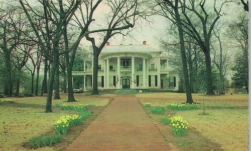 Vintage postcard of the LeGrand - Goodman Home, North Broadway Avenue, Tyler, Texas