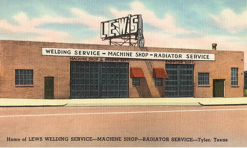 Home of Lew's Welding Service - Machine Shop - Radiator Service - Tyler, Texas