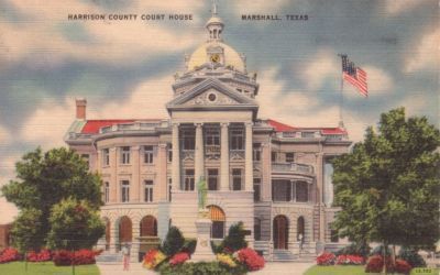 Harrison County Court House in Marshall, Texas