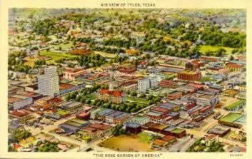 Historic postcards from Tyler Texas ... click for a sampling of other postcards about Tyler ... click for details
