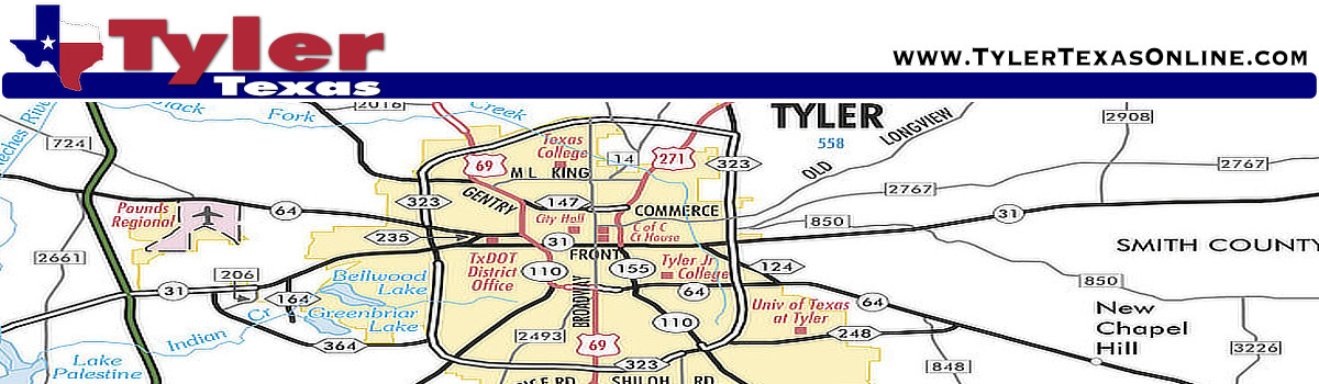 Tyler Texas Suburbs, Surrounding Cities and Bedroom Communities