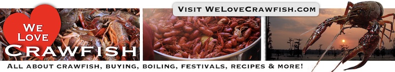 Click to read more about crawfish from the folks at WeLoveCrawfish.com